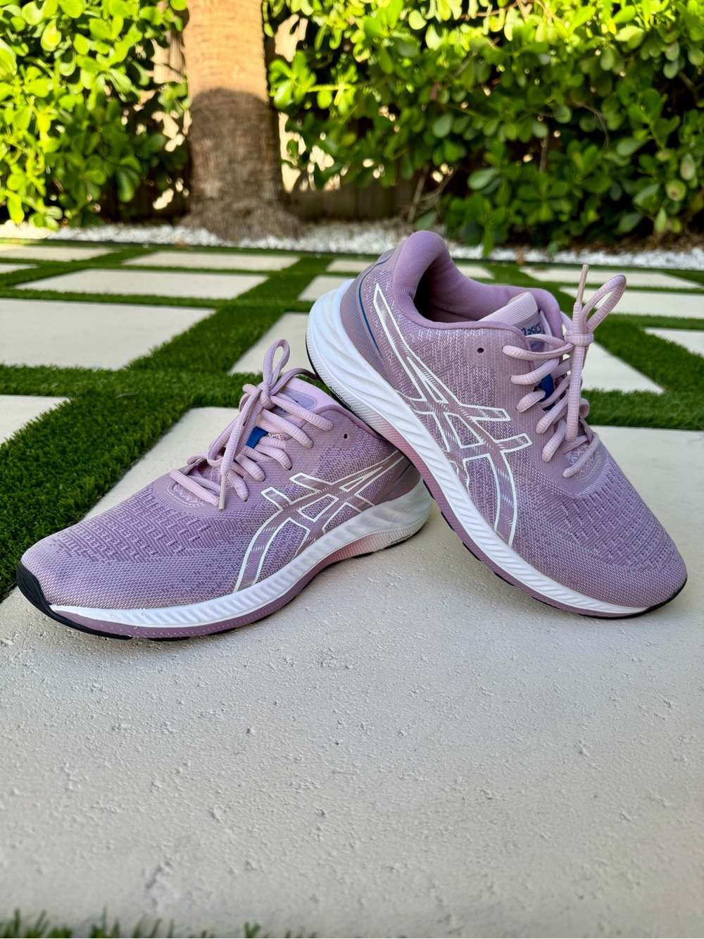 Asics Women's Lavender Athletic Running Shoes